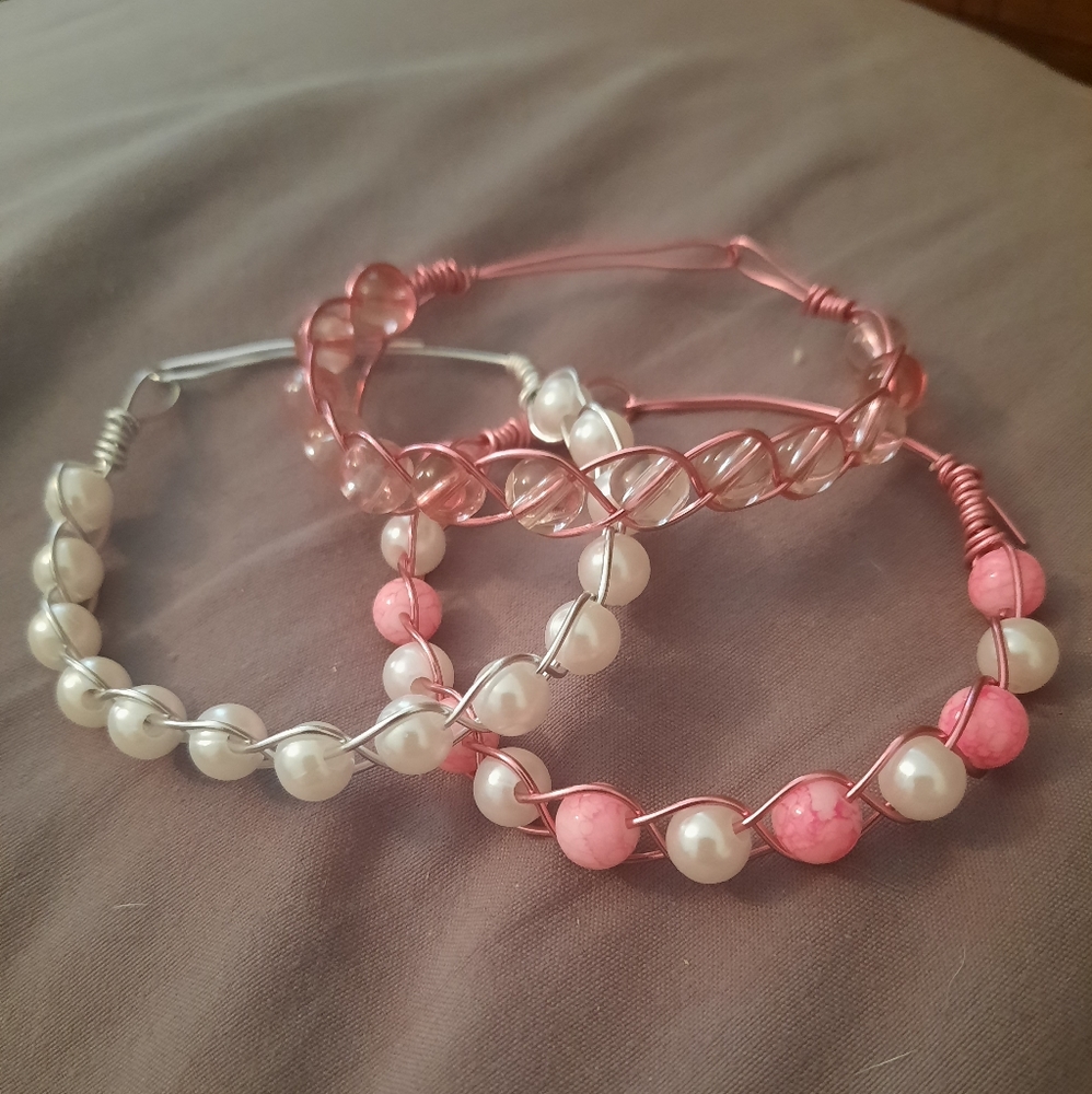 Hand Made Bangle Bracelet set